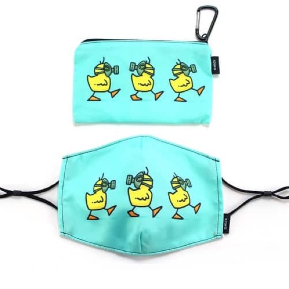 Ed Heck Designer Adult Facemask Armageddon Duckies